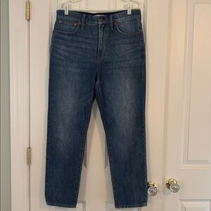 Madewell The Perfect Vintage Straight Leg Denim Pants size 31